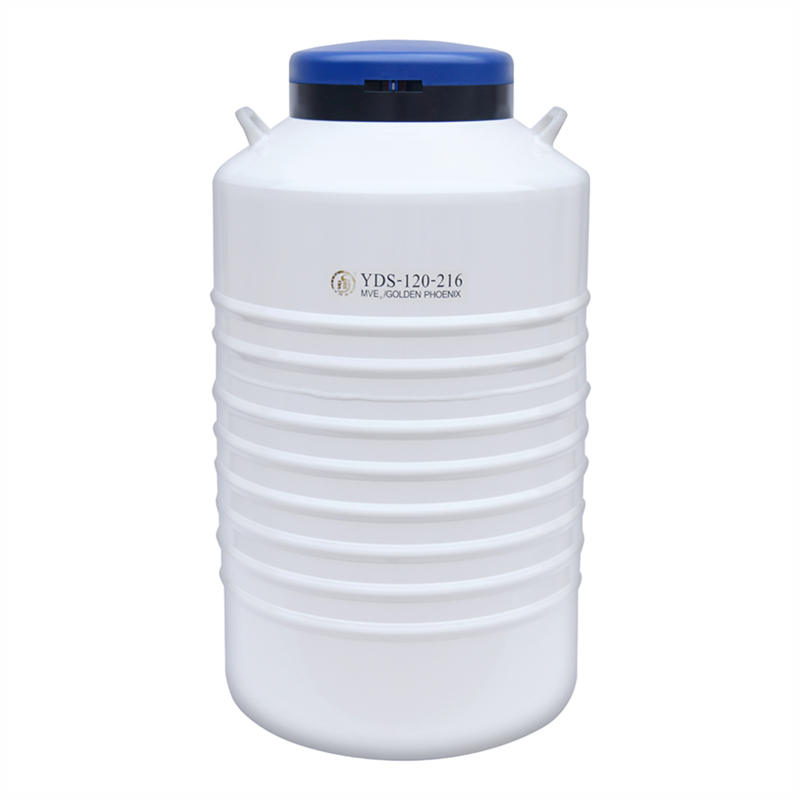 金凤液氮罐 配多层方提筒的液氮生物容器 YDS-120-216