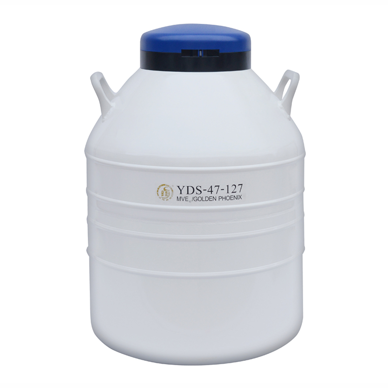 金凤液氮罐 配多层方提筒的液氮生物容器 YDS-47-127